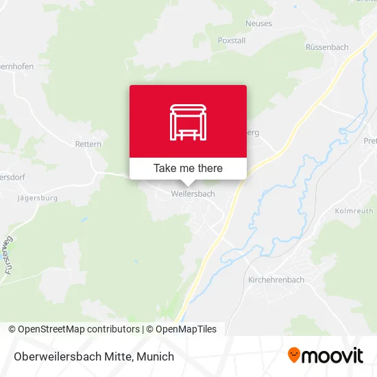 Карта Oberweilersbach Mitte