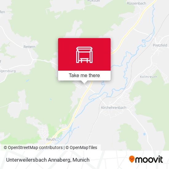 Карта Unterweilersbach Annaberg