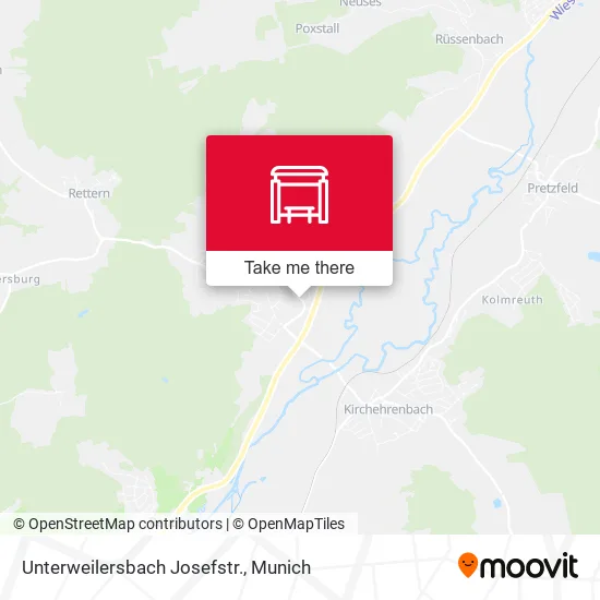Карта Unterweilersbach Josefstr.