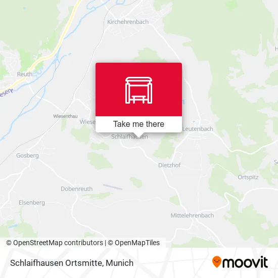 Карта Schlaifhausen Ortsmitte