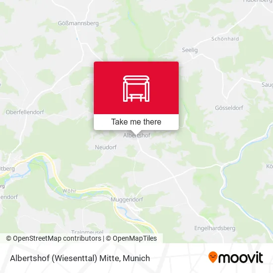 Карта Albertshof (Wiesenttal) Mitte