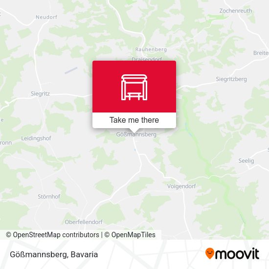 Gößmannsberg map