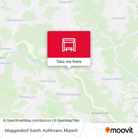Muggendorf Gasth. Kohlmann map