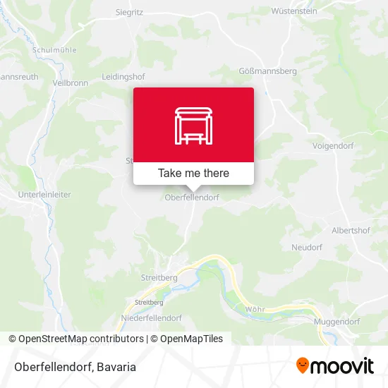 Карта Oberfellendorf