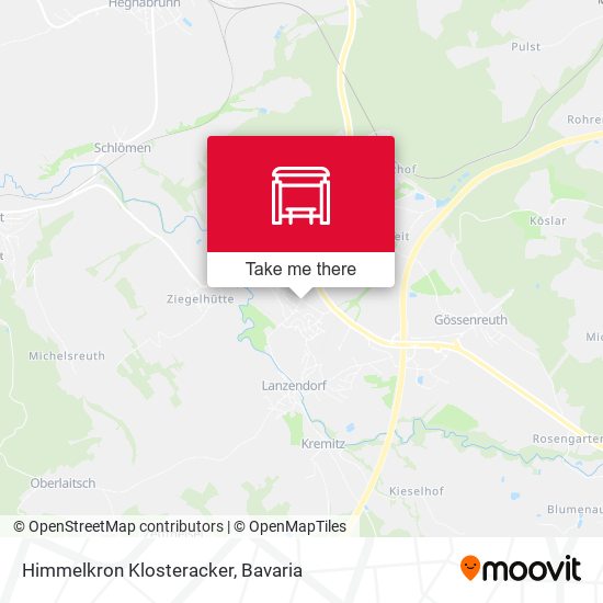 Himmelkron Klosteracker map