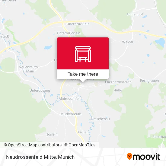 Карта Neudrossenfeld Mitte