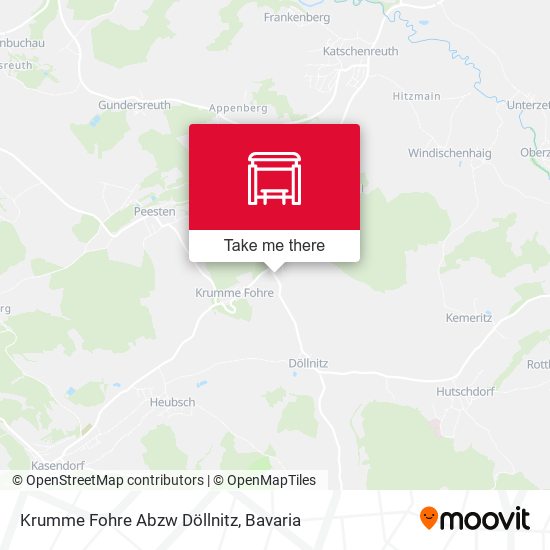 Krumme Fohre Abzw Döllnitz map