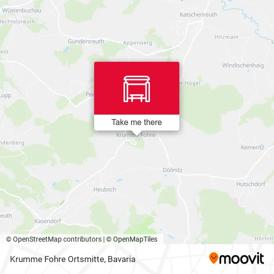 Карта Krumme Fohre Ortsmitte