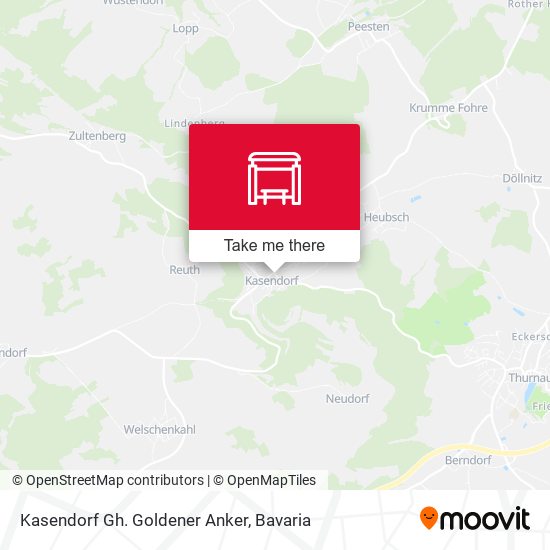Kasendorf Gh. Goldener Anker map