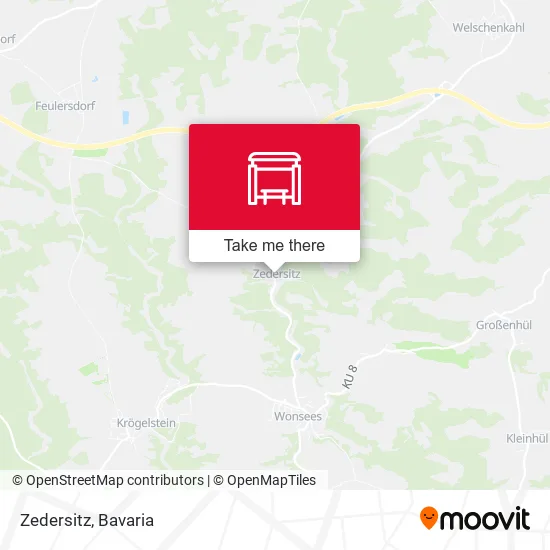 Карта Zedersitz