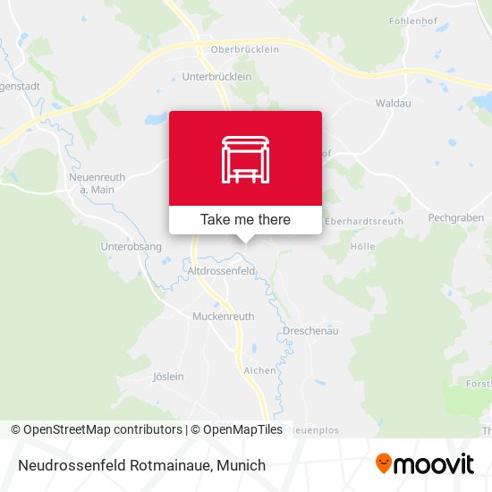 Neudrossenfeld Rotmainaue map