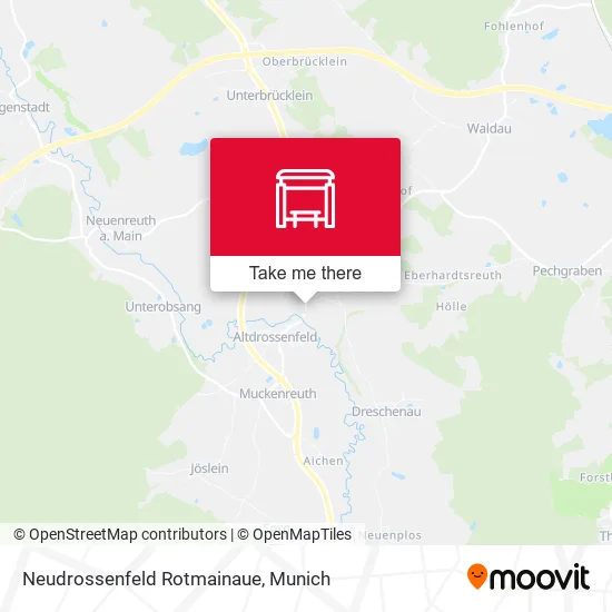 Карта Neudrossenfeld Rotmainaue