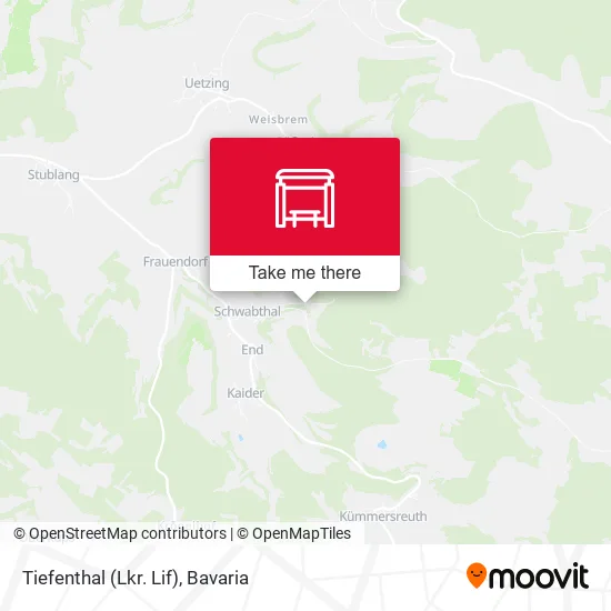 Карта Tiefenthal (Lkr. Lif)