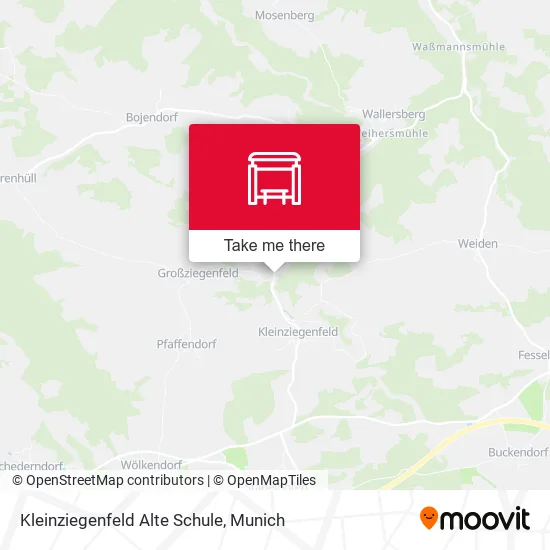 Карта Kleinziegenfeld Alte Schule
