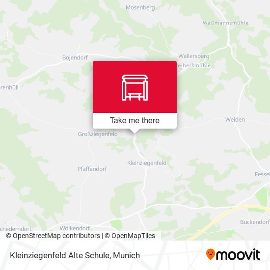 Kleinziegenfeld Alte Schule map