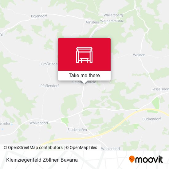 Kleinziegenfeld Zöllner map