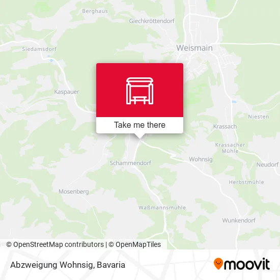 Карта Abzweigung Wohnsig