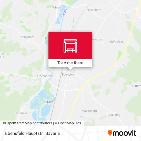 Карта Ebensfeld Hauptstr.