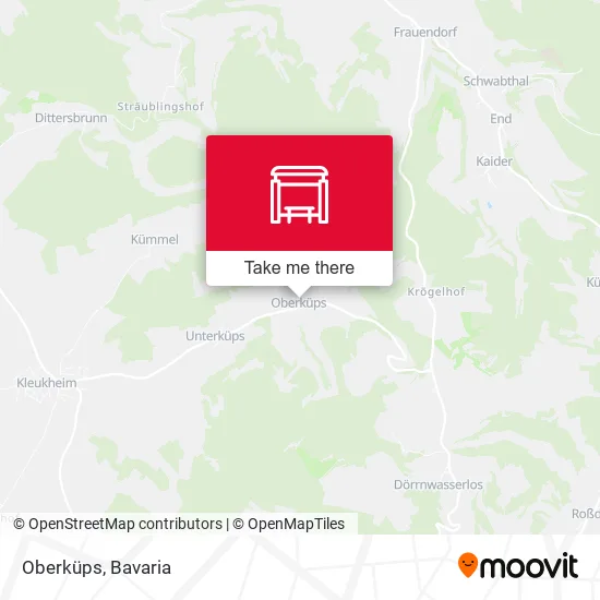 Карта Oberküps