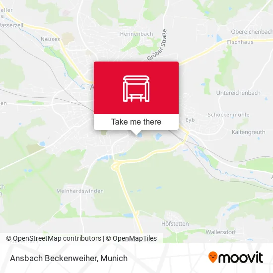 Карта Ansbach Beckenweiher