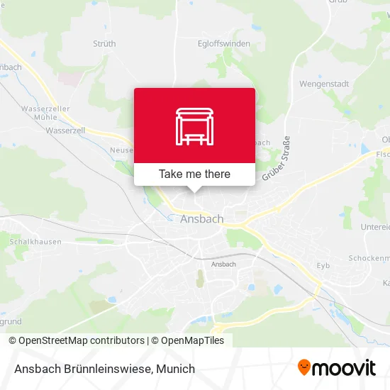 Карта Ansbach Brünnleinswiese