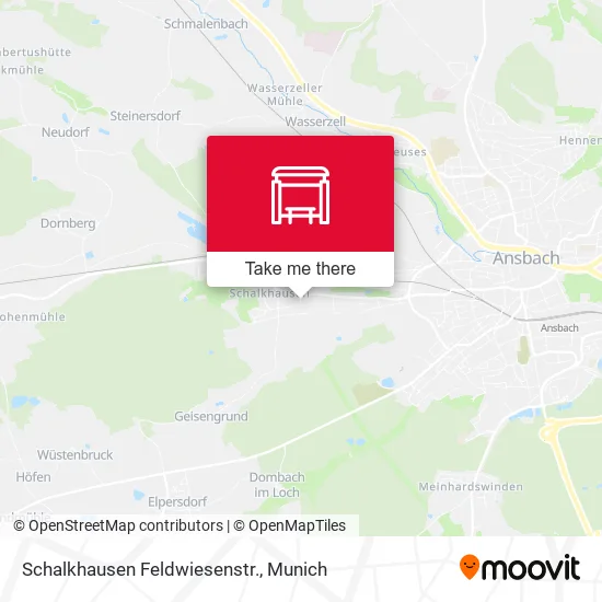 Карта Schalkhausen Feldwiesenstr.