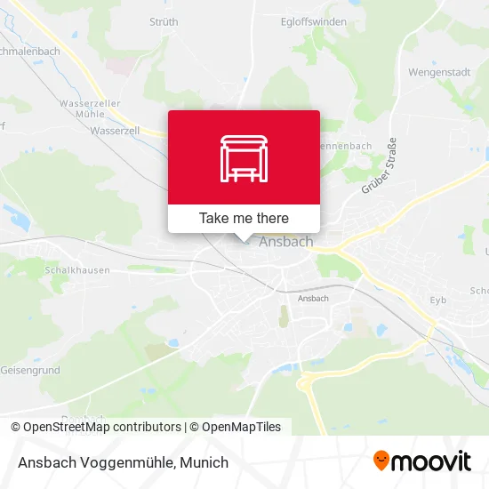 Карта Ansbach Voggenmühle