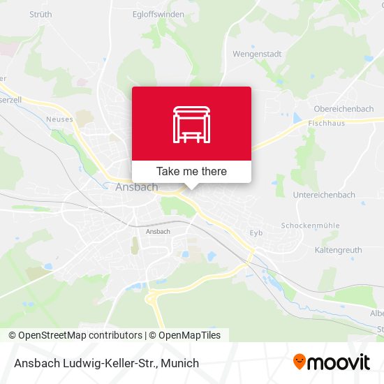 Карта Ansbach Ludwig-Keller-Str.