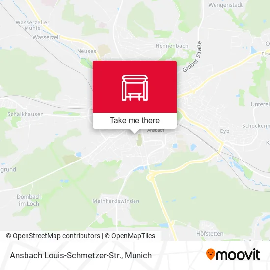 Карта Ansbach Louis-Schmetzer-Str.