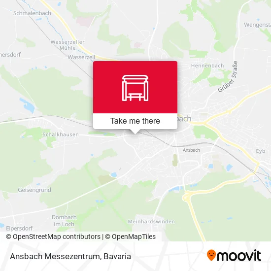 Карта Ansbach Messezentrum