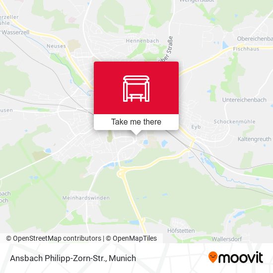 Ansbach Philipp-Zorn-Str. map