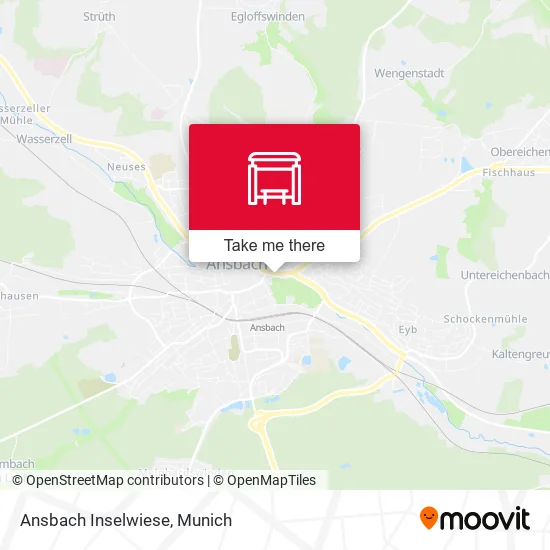 Карта Ansbach Inselwiese