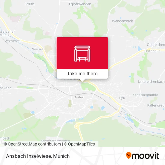 Карта Ansbach Inselwiese