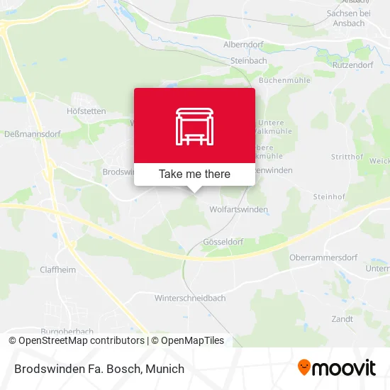 Карта Brodswinden Fa. Bosch