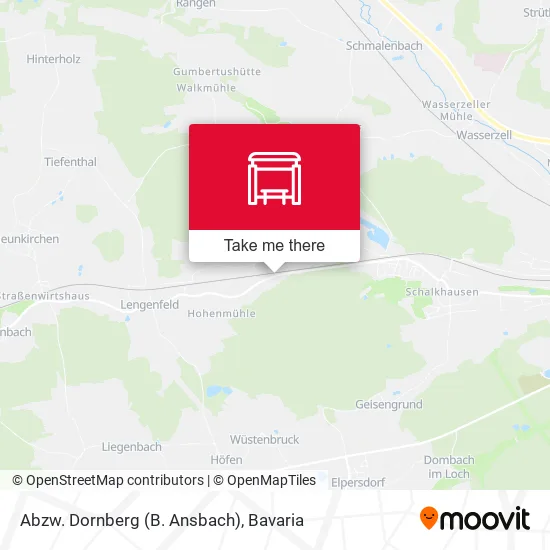 Abzw. Dornberg (B. Ansbach) map