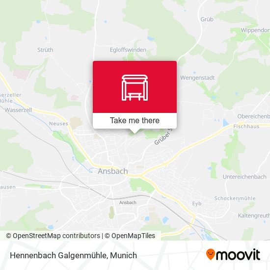 Hennenbach Galgenmühle map