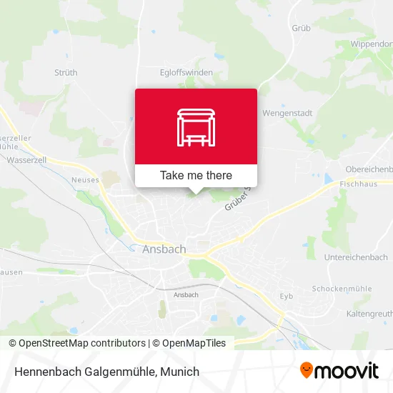 Карта Hennenbach Galgenmühle