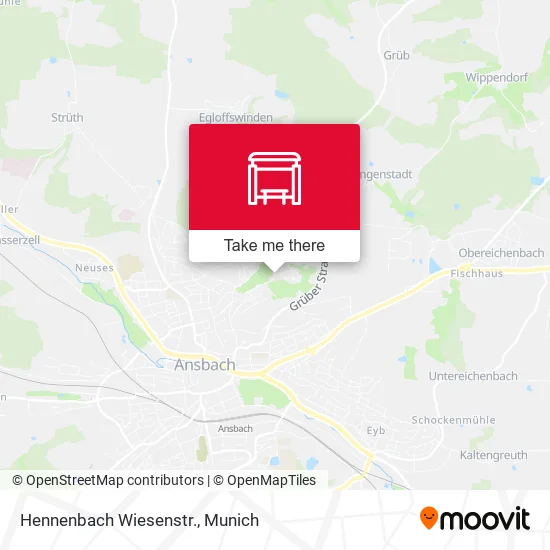 Карта Hennenbach Wiesenstr.
