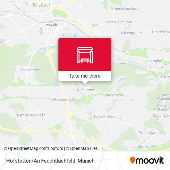 Höfstetten/An Feuchtlachfeld map