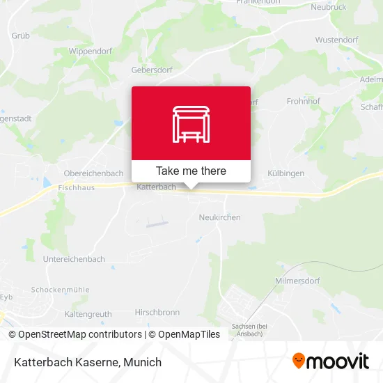Карта Katterbach Kaserne
