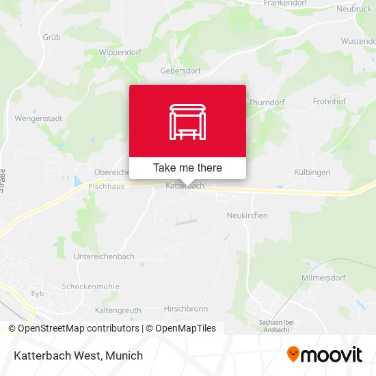 Карта Katterbach West