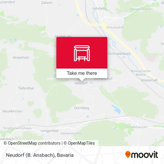 Карта Neudorf (B. Ansbach)