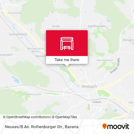 Neuses/B.An. Rothenburger Str. map