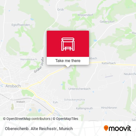 Obereichenb. Alte Reichsstr. map
