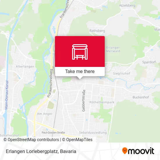 Карта Erlangen Lorlebergplatz