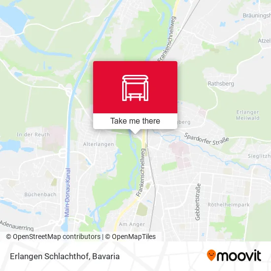 Карта Erlangen Schlachthof