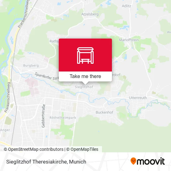 Карта Sieglitzhof Theresiakirche