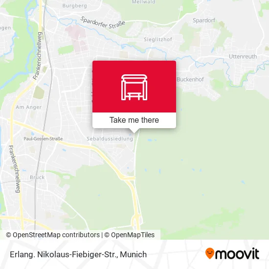 Карта Erlang. Nikolaus-Fiebiger-Str.