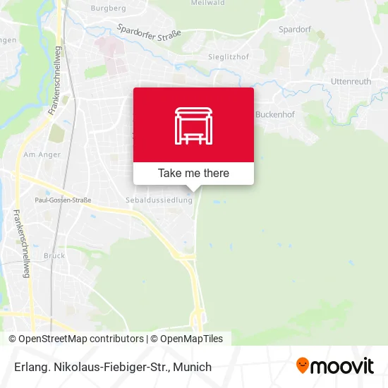 Карта Erlang. Nikolaus-Fiebiger-Str.