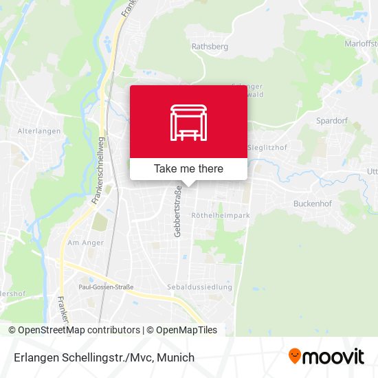 Erlangen Schellingstr./Mvc map